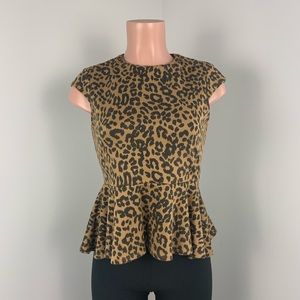 Leopard peplum